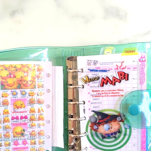 NWOT. Kids MiNi 6 Diary book with transparent cover. - Picture 3 of 8